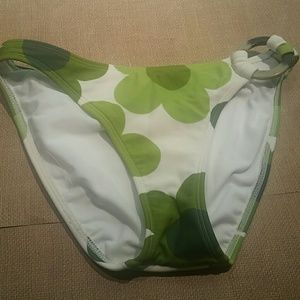 Green Daisy Bikini Bottom